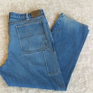 Cabela's Carpenter Utility Distressed Jeans 48 x 34 Blue